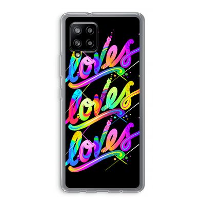 Loves: Samsung Galaxy A42 5G Transparant Hoesje