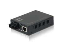 LevelOne FVT-2401 netwerk media converter 100 Mbit/s 1310 nm Single-mode Zwart - thumbnail