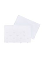 Mariella Ferrari drap Love Knot à broderies - Blanc