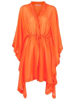 Clube Bossa robe Nila à design drapé - Orange