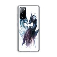 Yin Yang Dragons: Samsung Galaxy S20 FE / S20 FE 5G Transparant Hoesje Yin Yang Dragons: Samsung Galaxy S20 FE / S20 FE 5G Transparant Hoesje