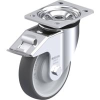 Blickle LK-PATH 160KA-FI Zwenkwiel met rem Wieldiameter: 160 mm Draagvermogen (max.): 400 kg 1 stuk(s)