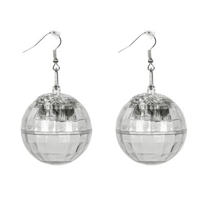 Paar LED oorbellen Discobal