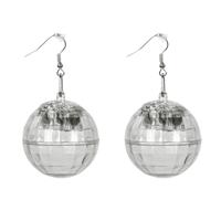 Paar LED oorbellen Discobal