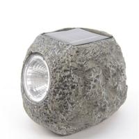 Solarlamp Steen Grijs/Polyresin