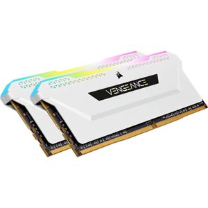 Corsair CMH32GX4M2D3600C18W Werkgeheugen voor server DDR4 32 GB 2 x 16 GB 3600 MHz 288-pins DIMM CMH32GX4M2D3600C18W