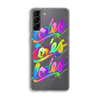 Loves: Samsung Galaxy S21 Plus Transparant Hoesje