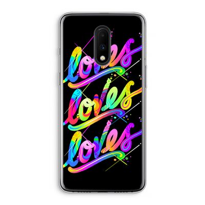 Loves: OnePlus 7 Transparant Hoesje