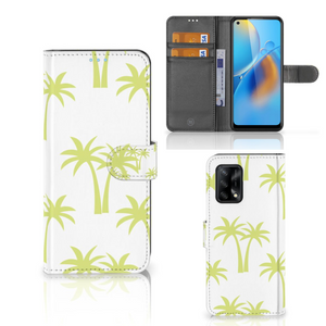 OPPO A74 4G Hoesje Palmtrees