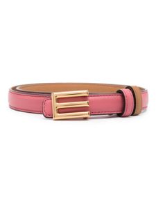 ETRO ceinture en cuir à boucle logo - Rose