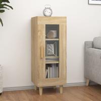 Dressoir 34,5x34x90 cm bewerkt hout sonoma eiken - thumbnail