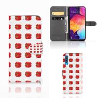 Samsung Galaxy A50 | Book Cover | Paprika Red