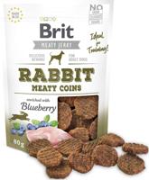 BRIT Meat Jerky Coins Rabbit - traktatie voor hond - 80g