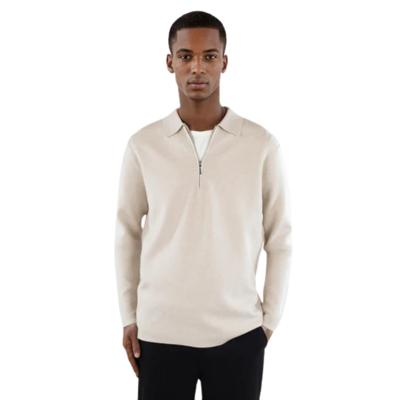 Ciszere Caleb Knitted Half Zip Casual Sweater Heren XL