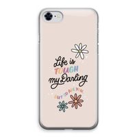 Tough Life: iPhone 8 Transparant Hoesje