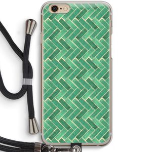 Moroccan tiles 2: iPhone 6 / 6S Transparant Hoesje met koord