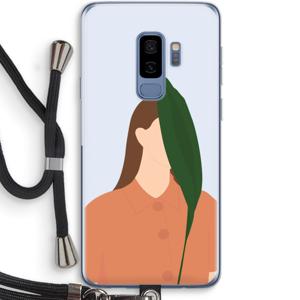 Leaf: Samsung Galaxy S9 Plus Transparant Hoesje met koord