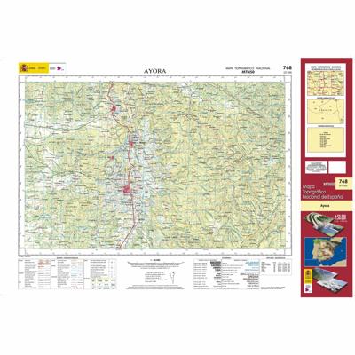 Topografische kaart 768 MT50 Ayora | CNIG - Instituto Geográfico Nacional1