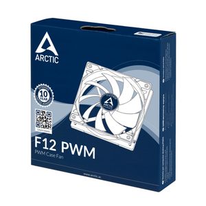 ARCTIC F12 PWM Computer behuizing Koeler 12 cm 1 stuk(s) Zwart, Wit