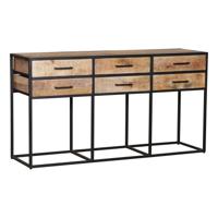 Dressoir Denver 160 cm | Mangohout en metaal