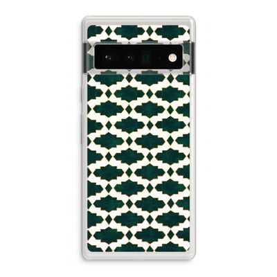 Moroccan tiles: Google Pixel 6 Pro Transparant Hoesje