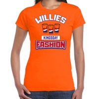 Oranje Koningsdag t-shirt - Willies Kingsday fashion - shotjes - dames