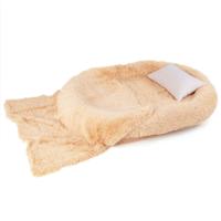 Bed voor Mensen en Honden Gezellig en Wasbaar Nepbontbed voor Huisdieren en Volwassenen Orthopedisch Hondenbed