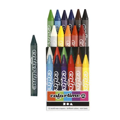 Creativ Company Set met kleurkrijt, 12 kleuren