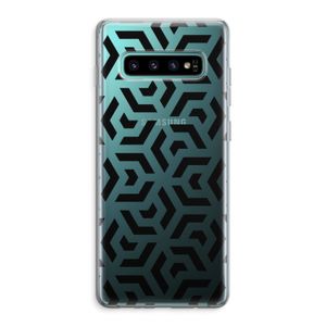 Crazy pattern: Samsung Galaxy S10 Plus Transparant Hoesje