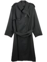 Yohji Yamamoto trench K-Chin Flap - Noir