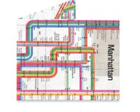 Mighty Wallet Vignelli Subway Map - thumbnail