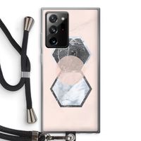 Creatieve toets: Samsung Galaxy Note 20 Ultra / Note 20 Ultra 5G Transparant Hoesje met koord