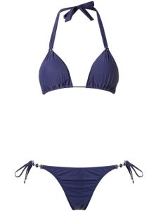 Amir Slama triangle bikini set - Bleu