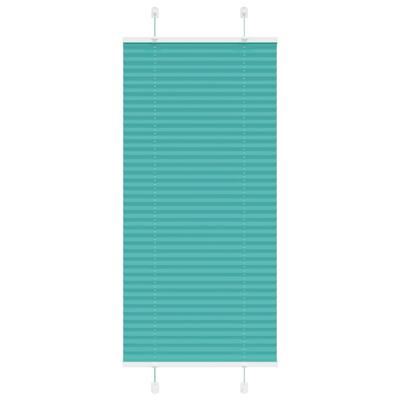 Pliss rolgordijn 60x150 cm stofbreedte 59,4 cm petrol groen