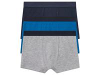 pepperts! 3 jongens boxers (146/152, Donkerblauw/blauw/grijs)