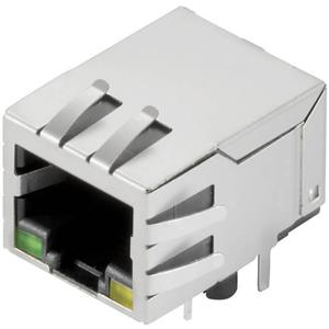 Weidmüller RJ45C5 T1D 3.2E4G/Y TY RJ45-aansluitstekker CAT 5 2562820000 Bus, inbouw horizontaal Aantal polen (sensoren) 12 Zilver, Zwart 140 stuk(s)