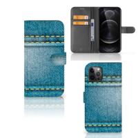 Apple iPhone 12 Pro Max | Wallet Case | met Pasjes | Jeans