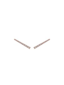 ALINKA bijou d'oreille "Vera" en or rose 18ct et diamants - Métallisé