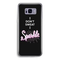 Sparkle quote: Samsung Galaxy S8 Transparant Hoesje