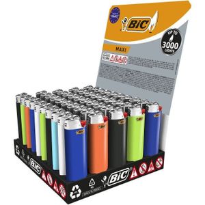 BIC J26 Maxi aansteker standaard tray x50