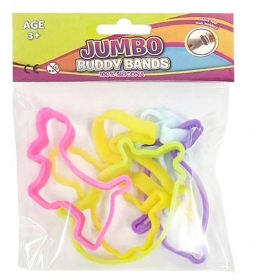 Toi Toys siliconen dieren armband 6 delig Toi Toys siliconen dieren armband 6 delig