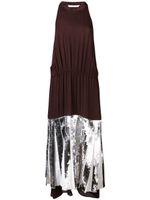 Tibi robe Claude - Marron