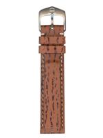 Horlogeband Tag Heuer WF2110-K / BC0525 Leder Bruin 19mm - thumbnail