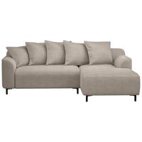 Leen Bakker - Bank Elsa Met Chaise Longue Rechts - Anthology - Stof - Beige - 177x246x84 Cm