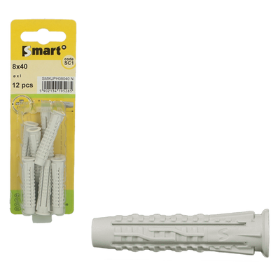 pgb-Europe SMART | Nylon universeelplug SMART "XUP" 12x60 | 4 st SM0XUPN00120060H