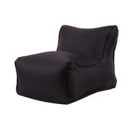 Waterdichte mini opblaasbare baby zetels SofaChair meubilair Bean Bag Seat kussen (zwarte zitting)