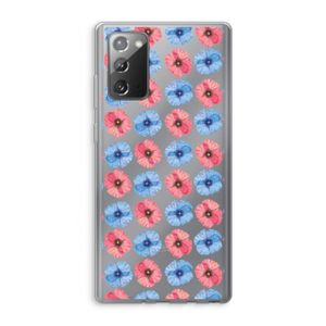 Klaproosjes: Samsung Galaxy Note 20 / Note 20 5G Transparant Hoesje