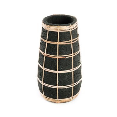 De Cutie Vaas - Zwart Naturel Medium