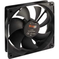 Inter-Tech F-120-S Computer behuizing Ventilator 12 cm Zwart - thumbnail