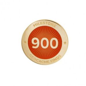 Milestone Pin - 900 Finds